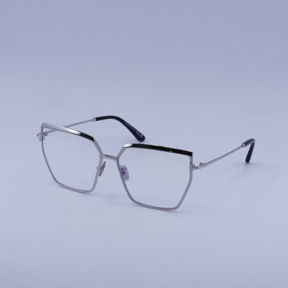 Tom Ford FT5946-B 016 Eyeglasses Shiny Palladium 57mm Butterfly Frame - Picture 1 of 9